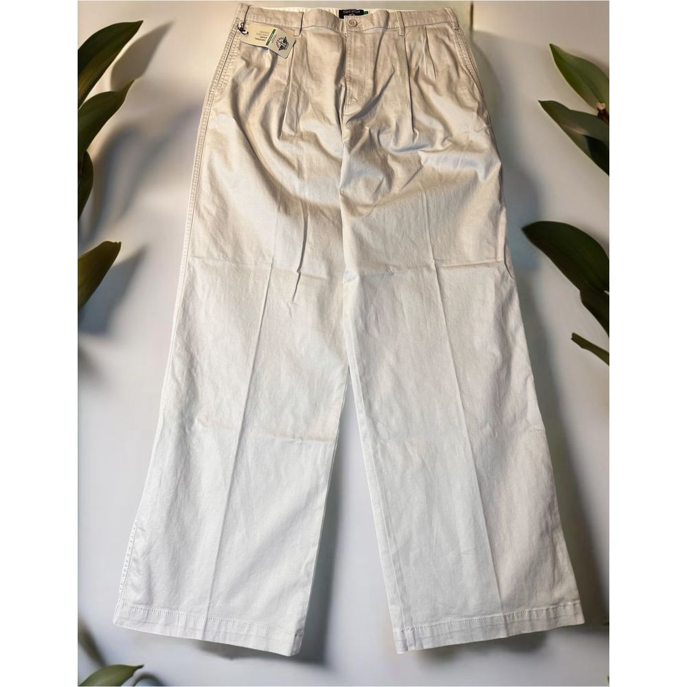 Dockers Hemp Blend Wide Leg High Waisted Trousers‎ Palazzo Pants Size 32